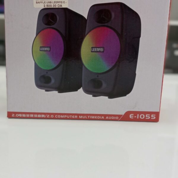 BAFFLE USB LEERFEI E-1055 RGB