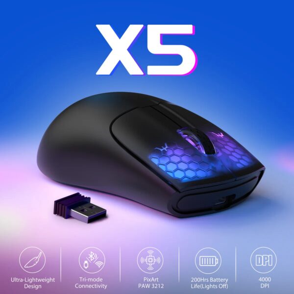 X5  ATTACK SHARK BLACK