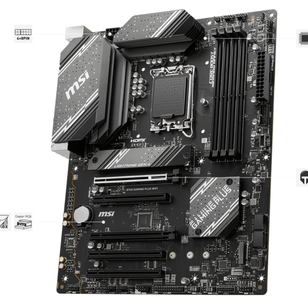 B760 GAMING PLUS WIF IMSI Carte Mère