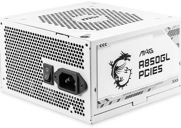 MAG  850W MSI A850GL PCIE5 Alimentation,, 80 Plus Gold,