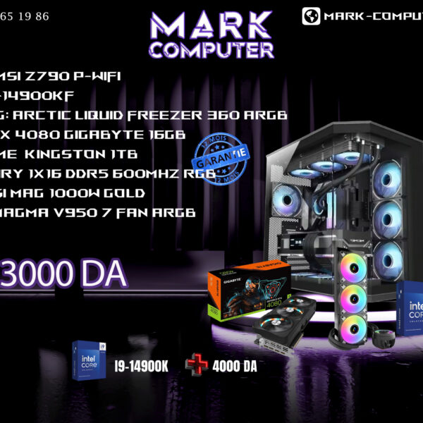 I9-14900KF + RTX 4080 GIGABYTE 16GB