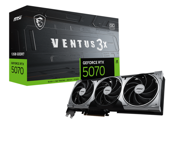 RTX 5070 VENTUS 3X OC 12GO GDDR7