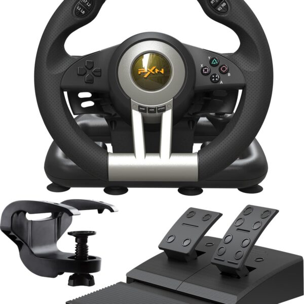 PXN V3 Pro Volant de Jeu avec Pédales