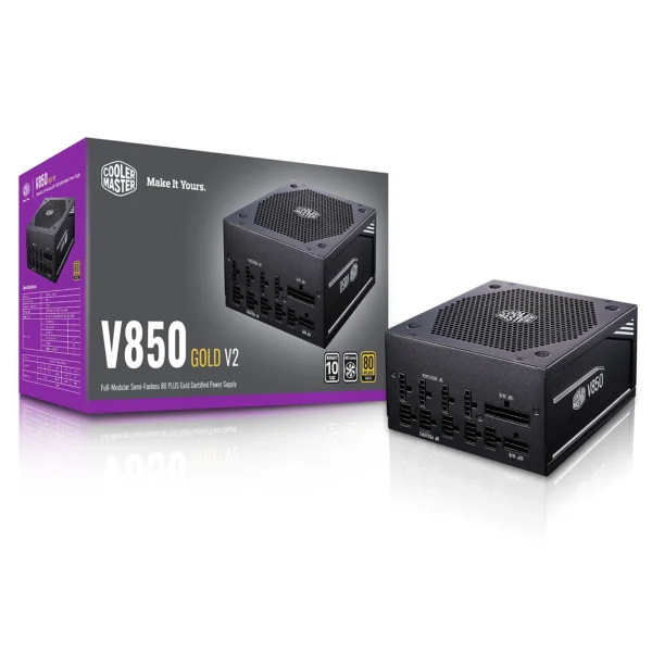 COOLERMASTER850W MWE 80 PLUS GOLD FULL MODULAIRE V2