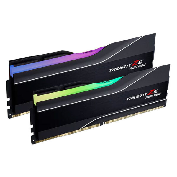 RAM 64 Go (2x 32 Go) DDR5 6000 MHz CL30 AMD EXPO G.Skill Trident Z5 Neo RGB Series