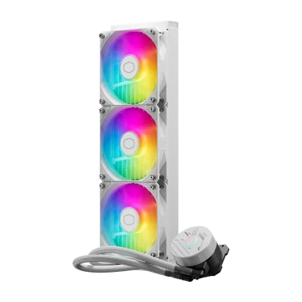 MAGMA 3 FAN WL360YN ARGB WHITE ECRAN LCD TEMPERATURE CPU