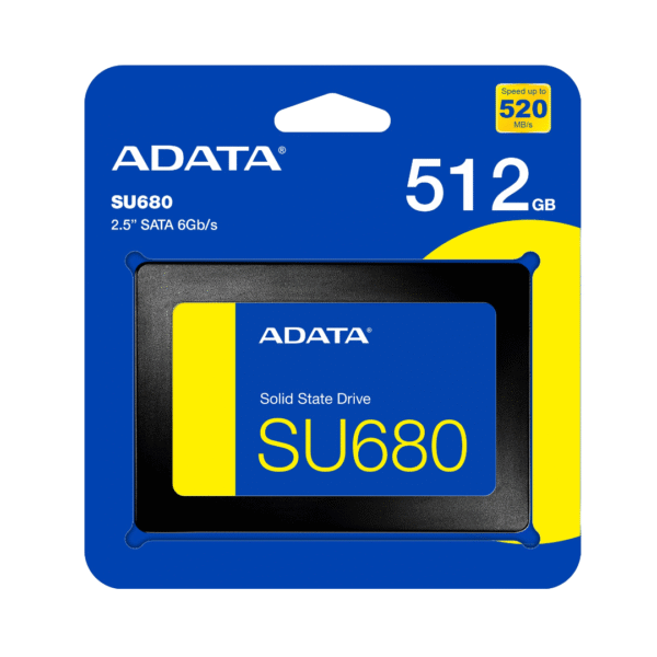 Disque Ssd 512Go Adata Su680 2.5″