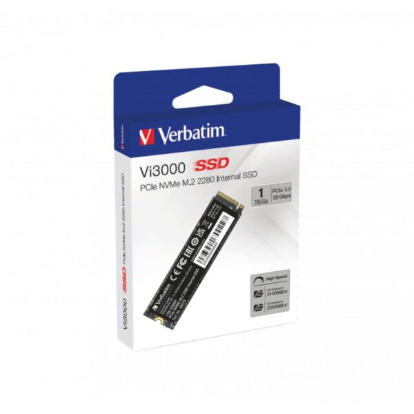 SSD 1TB 3100 Mo/s Verbatim Vi3000 (En configuration seulement)