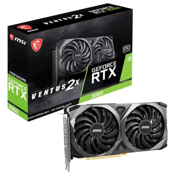 RTX 3060 VENTUS 2X 12G OC MSI  (uesd like new)(En configuration seulement)