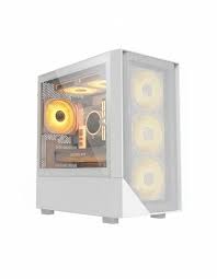 CASE ARES C202 WHAITE ARGB 4 FANS
