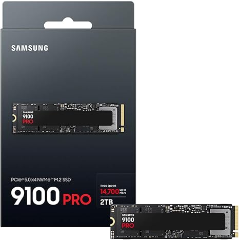 SSD 2TB SAMSUNG 9100 PRO  GEN 5 NVME M2 14700MB/S