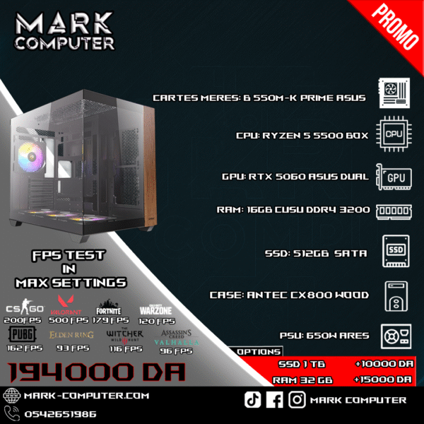 RYZEN 5 5500 + RTX 5060