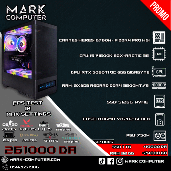 I5 14600K + RTX  5060TI