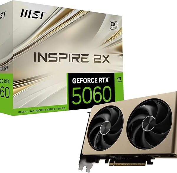 RTX 5060 8G Inspire 2X OC MSI (En configuration seulement)