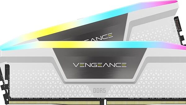 RAM DDR5 32GB(2X16GB) 6000MT/S CORSAIR Vengeance RGB  (En configuration seulement)