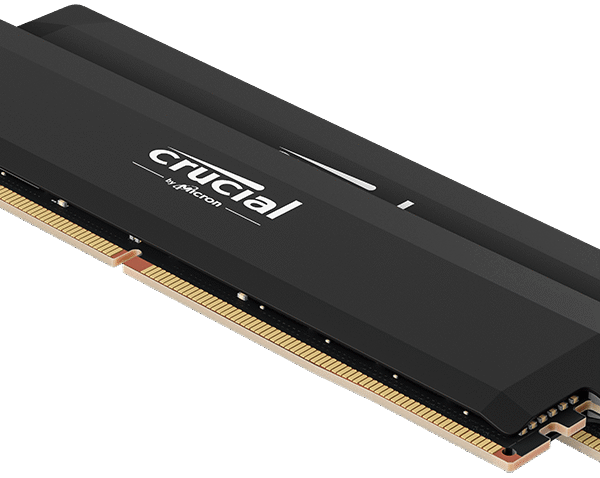 RAM DDR5 32GB(2X16)6000MT/S CL36 CRUCIAL PRO SERIES(En configuration seulement)