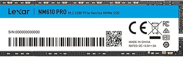 SSD 2TB Lexar NM610PRO  3300MB/s
