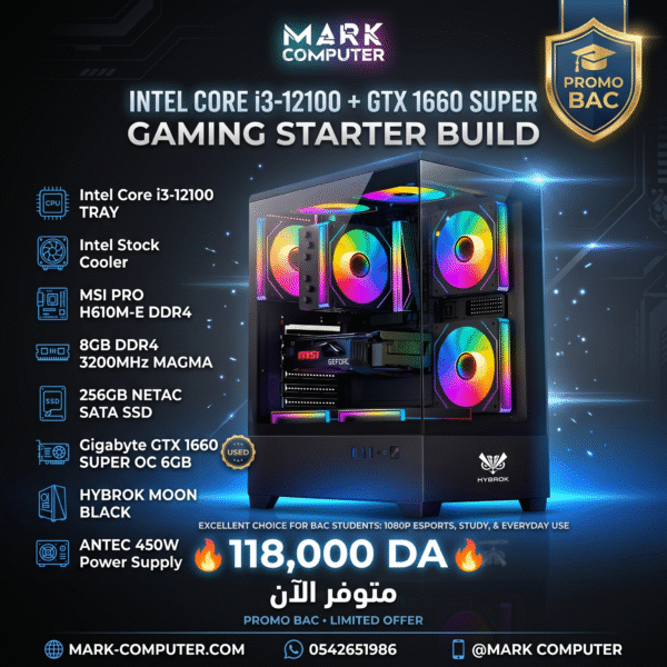 I3-12100 + GTX 1660 SUPER