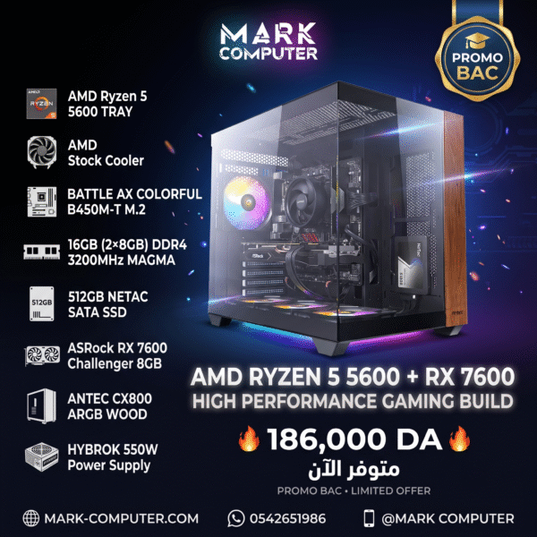 RYZEN 5 5600 + RX 7600