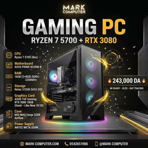 RYZEN 7 5700+ RTX 3080