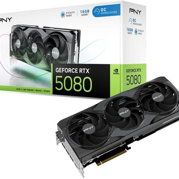 RTX 5080 16GB PNY BLACK(En configuration seulement)