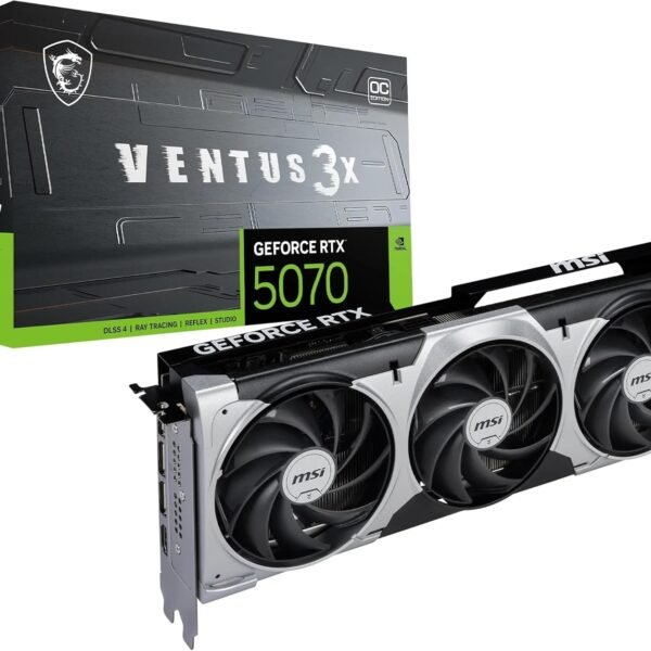 RTX 5070 VENTUS 3X 12GB OC MSI (En configuration seulement)