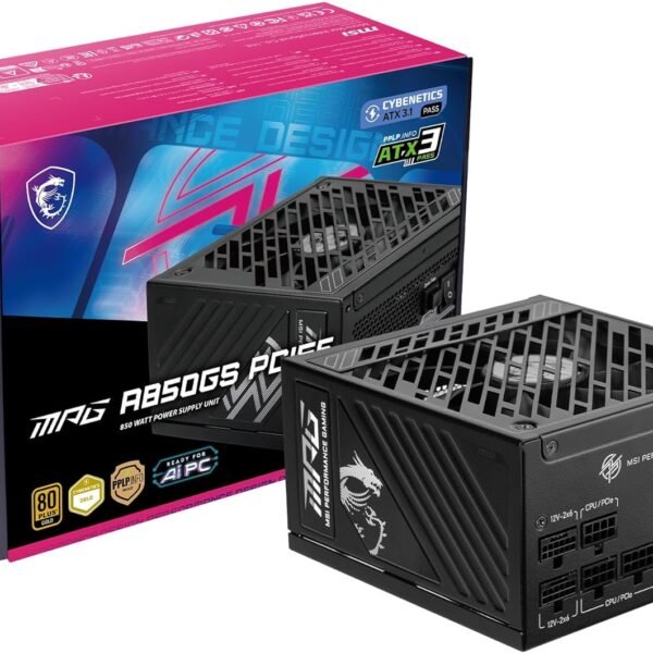 PSU 850W MSI MPG A850GS PCIE5 GOLD