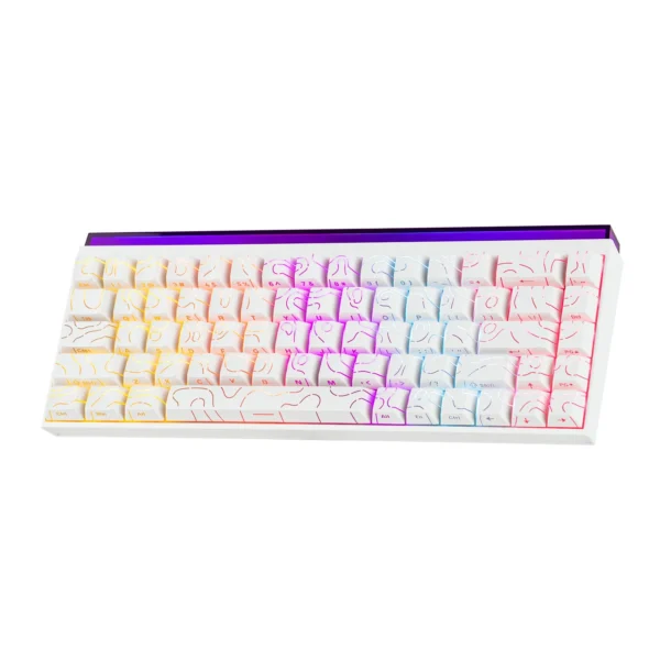 NACODEX X AJAZZ NK68 Wired 65% WHITE