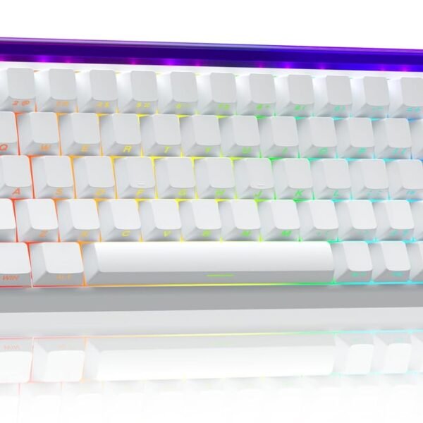 AULA HERO 68HE WHITE MAGNTETIC SWITH RGB