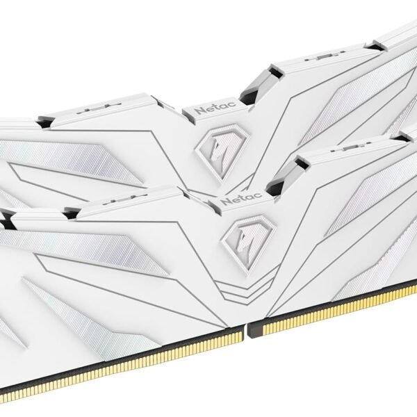 RAM 32GB (2X16) 3200MT/S DDR4 NETAC SHADWO II WHITE (En configuration seulement)