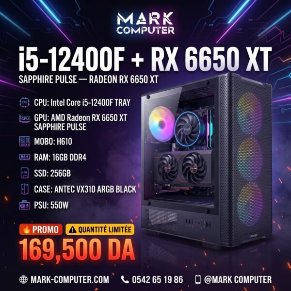 I5 12400F + RX 6650XT 8GB