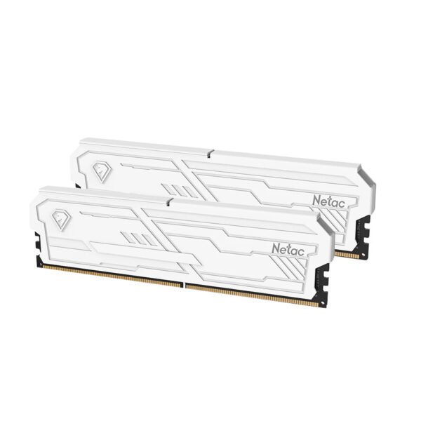 RAM 16GB (8X2) 3200MHZ DDR4 NETAC SHADWO III WHITE (En configuration seulement)